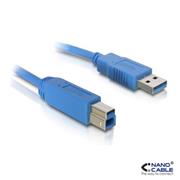 Cable Usb 3 0 Am Bm 2mts Azul Nanocable